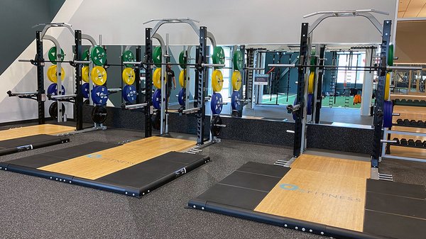 Olympic weight-lifting platforms