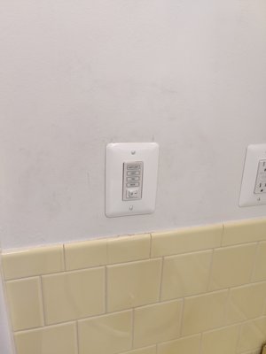 New Bathroom Exhaust Fan Switch