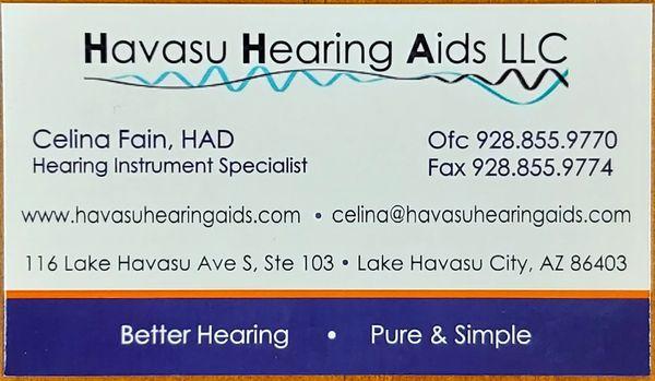 Havasu Hearing Aids, Lake Havasu City, Az.