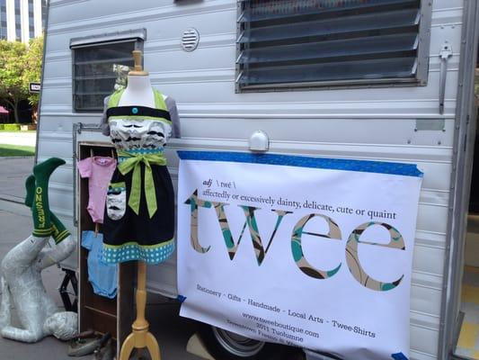 Twee Boutique brings her trailer.