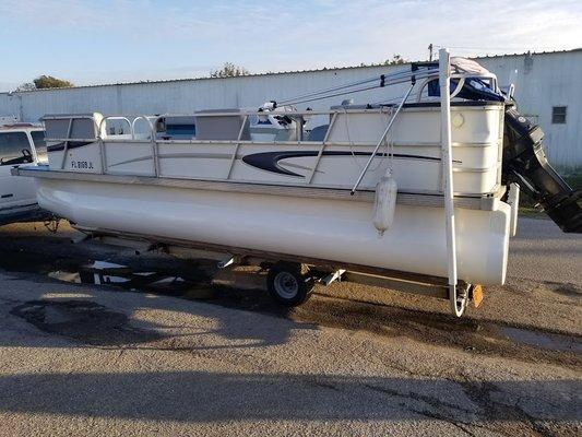 Custom Fiberglass Pontoon  Custom Pontoon fabrication  Fiberglass Pontoon Fabrication Replacement