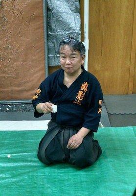 Soke Otsuka after a long weekend workshop. Thank you Soke.