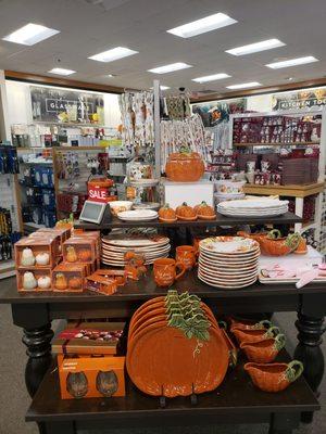 Fall stuff on sale.