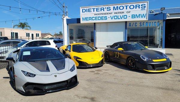 Lamborghini , Mclaren , porsche ,  we can service all cars