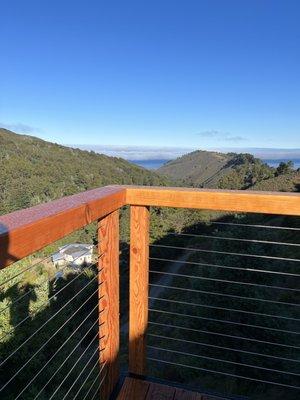 Carmel deck with a view