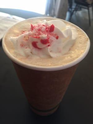 Candy cane latte!!!!!!!