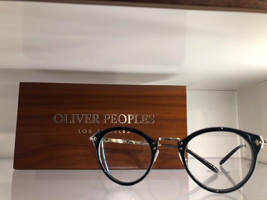 Model #OV5184 - Phantos Frame in Color Black OP-505. One of the most iconic Oliver Peoples designs.