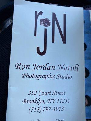 Ron Jordan Natoli Photo Studio's