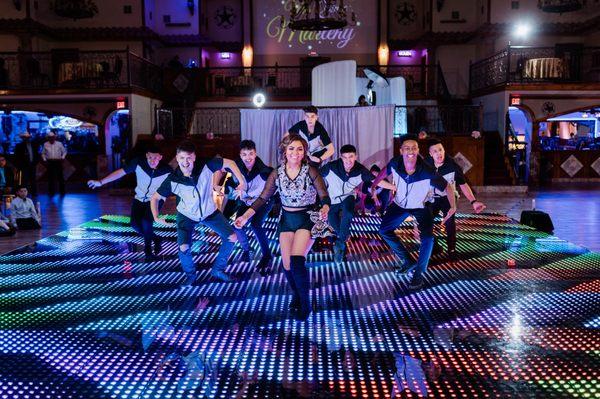 Spectacular led dance floor