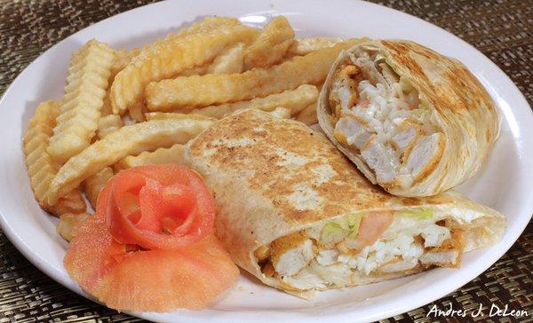 Breaded Chicken Wrap