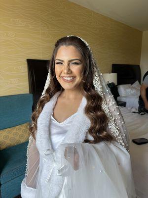 We put SMILES on our BRIDES! Congrats to our Beautiful Bride