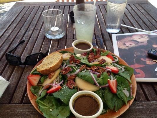 Spinach salad... Yum!