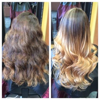 Virginia hair. To a beautiful Bombré (Balayage/Ombré)