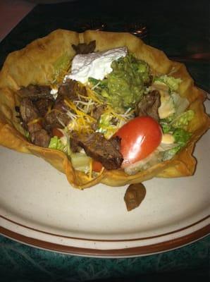 Grilled steak salad