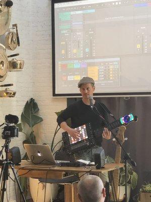 Masterclass with Dan Freeman on incorporating digital with acoustic instruments