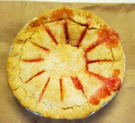 Rhubarb pie.