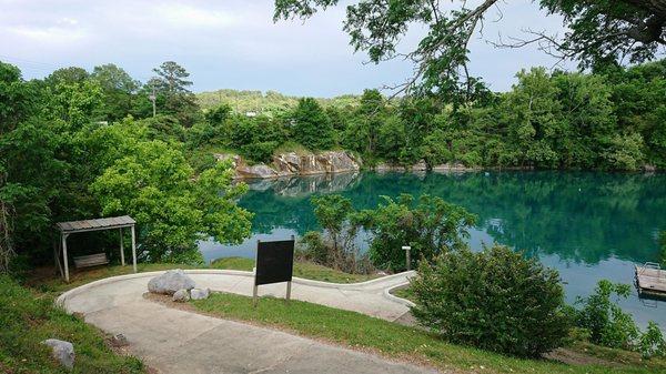 Entrance to the quarry