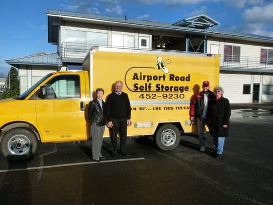 Port Angeles owned and operated.  Rent from us and use our truck for free.