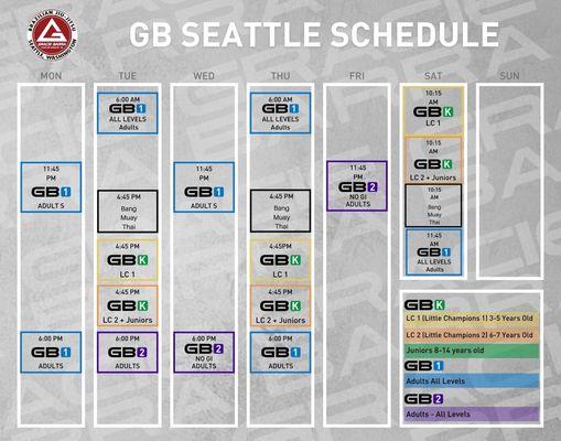 Current Schedule