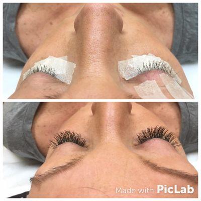 Eyelashes extension