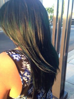 Ombré Green by Crystal