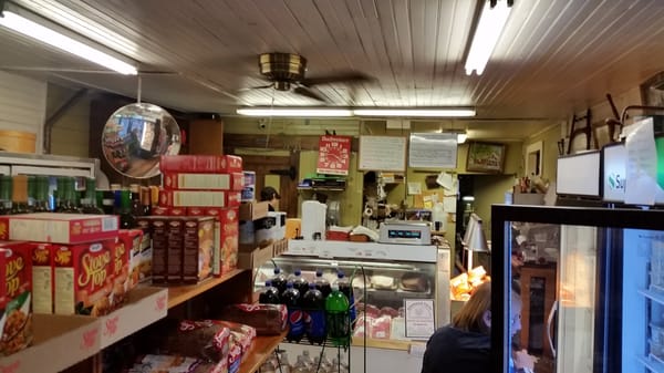 The deli and fresh meat counter.