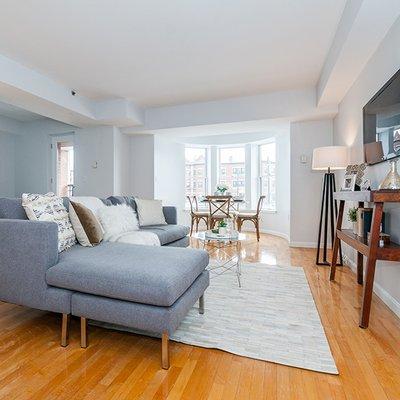 910 Beacon St #2 - Living Room