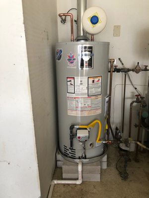 40 gallon water heater installation