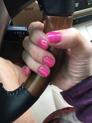 #GelNails on Frankford, 75287. Fine job, I'm back in the pink. #yelp