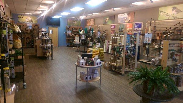 Take a look at our beautiful new store. Come check out our full line of backyard bird feeding and watching products.What's in your backyard?