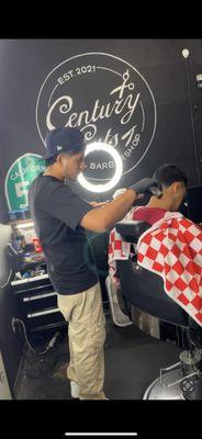 Angel the barber.