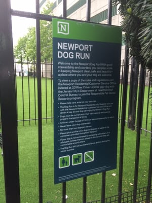 Dog run Rules