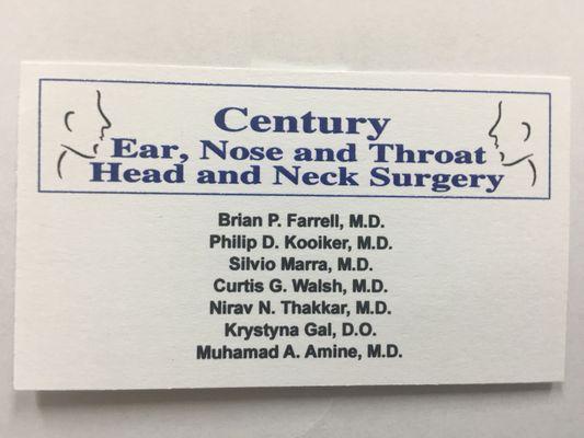 Century Ear Nose and Throat