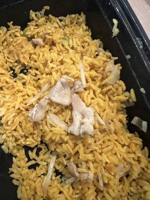 "Chicken" fried rice