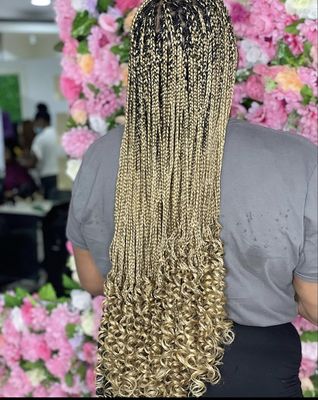 It's the color for me. These braids give me life.