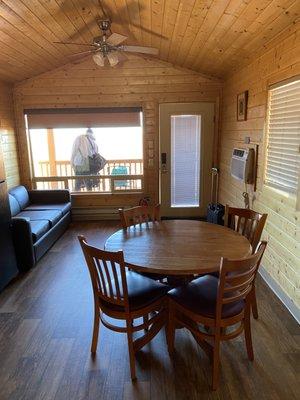 Kitchen table and couch