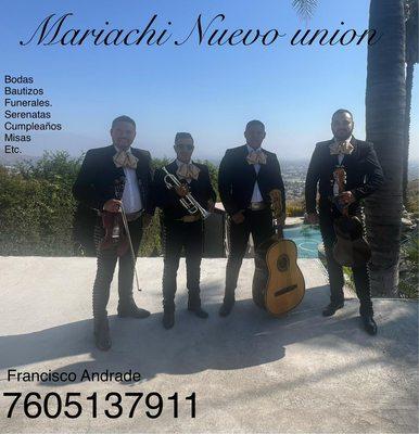 Mariachi para para todo tipo de evento social a sus órdenes mariachi Nuevo Unión