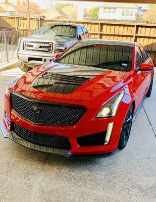 CTS-V Clay Bar Decontamination, Paint Correction Scratch/Swirl Removal, and Ceramic Coating