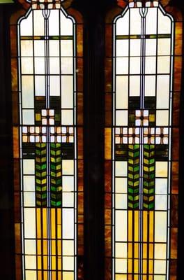 Original stained glass.