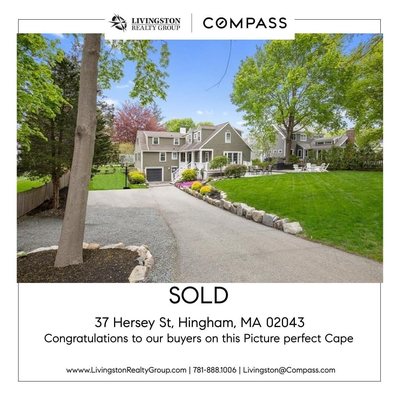 #LivingstonRealtyGroup #OneSourceForAllYourRealEstateNeeds #Compass #Hingham