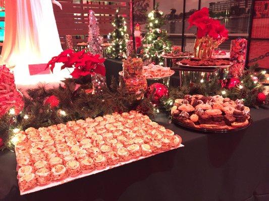 Cookie table at Mayor's party.