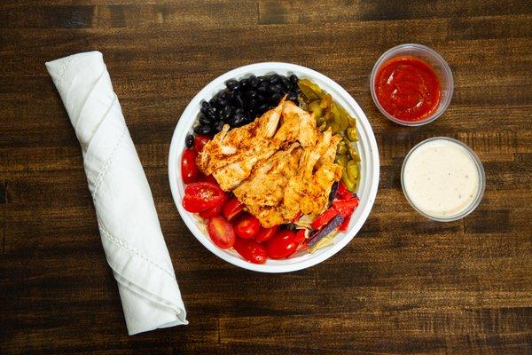 Spicy Chicken Grain Bowl