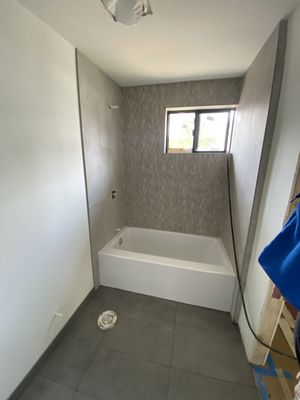 Tile installation