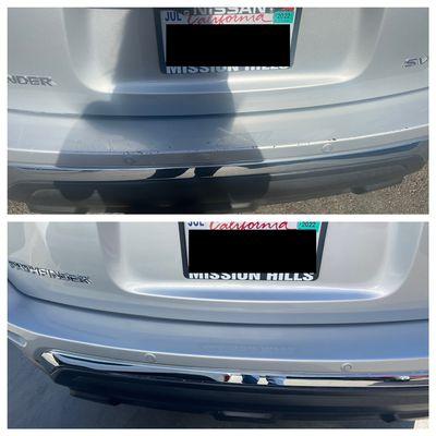 Rear Bumper Repair/Paint