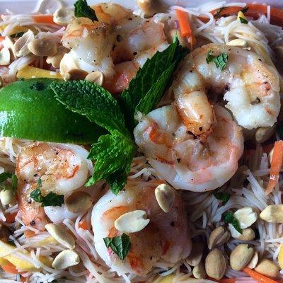 Thai Shrimp & Rice Noodle Salad