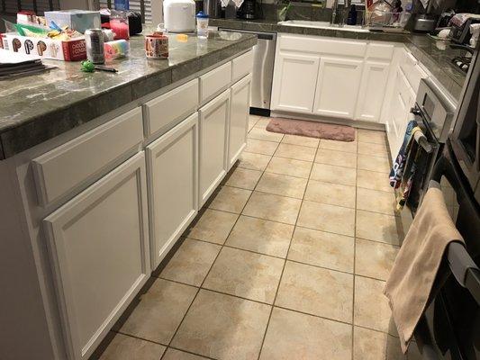 Kitchen Island Cabinets AFTER