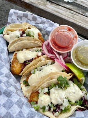 Rockfish tacos