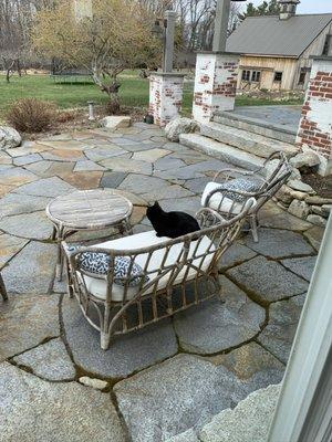 Patio designed by Landscape Artisans in Littleton.