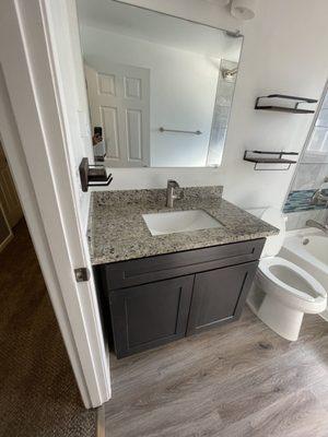 Bathroom sink finalized