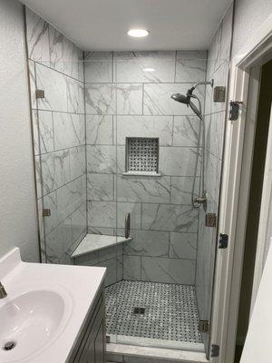 New shower